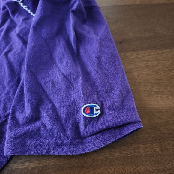 Champion Men's Vibrant Purple Short Sleeve Tee - Picture 4 of 4